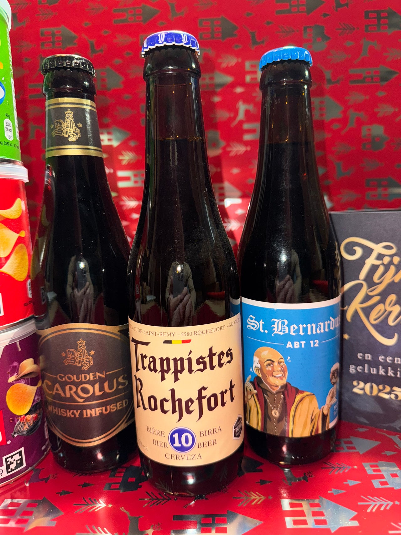 3 Belgische Bieren & 3 Soorten Pringles - JouwKerstCadeau.nl 