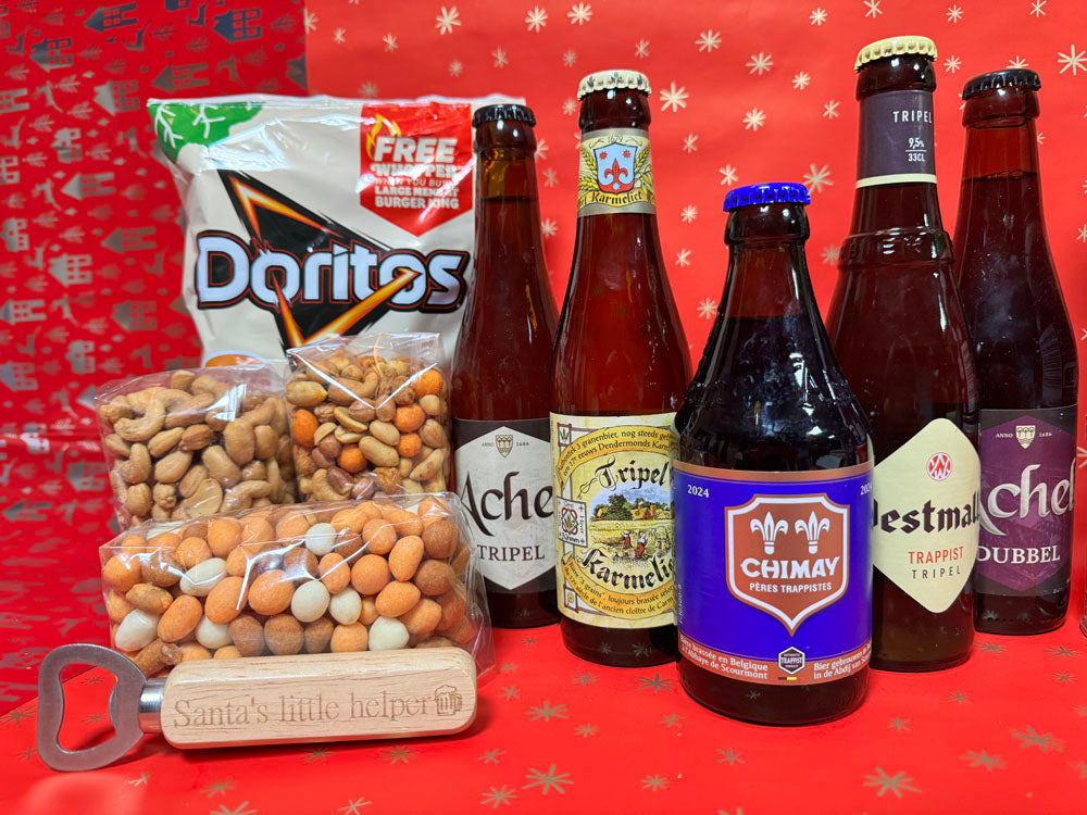 5x Belgische Speciaalbieren en Luxe Snacks - JouwKerstCadeau.nl 