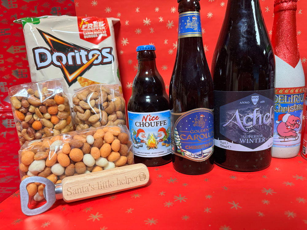 Belgische Winter Ales met Luxe Notenmix en Pringles - JouwKerstCadeau.nl 