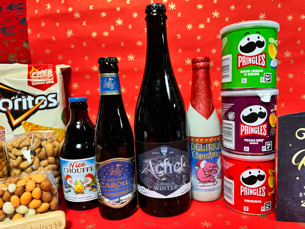 Belgische Winter Ales met Luxe Notenmix en Pringles - JouwKerstCadeau.nl 