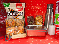 Thumbnail for RVS Drinkfles, Broodtrommel, en Luxe Snacks - JouwKerstCadeau.nl 