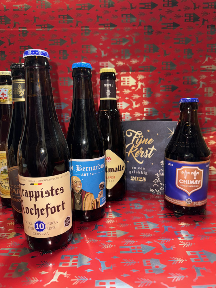 6 Belgische Speciaalbieren & Luxe Notenmix - JouwKerstCadeau.nl 