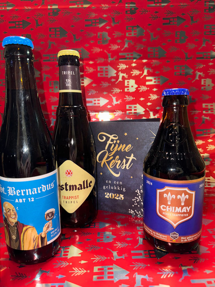 6 Belgische Speciaalbieren & Luxe Notenmix - JouwKerstCadeau.nl 